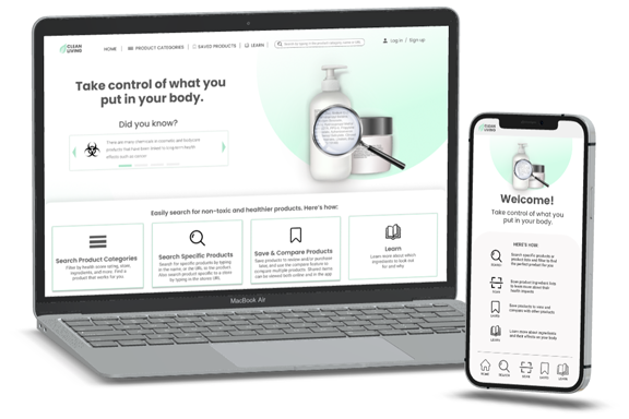 Prototype of a health app and website